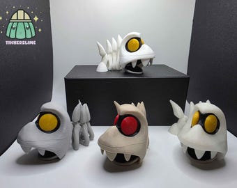 Beeldje met gelede visgraten – 3D-geprint speelgoed – verzamelobject videogames