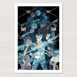 Stampa di Ace Attorney "Psychelock"