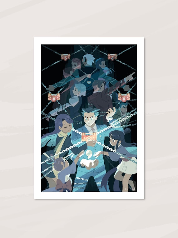 Ace Attorney Print "Psychelock"