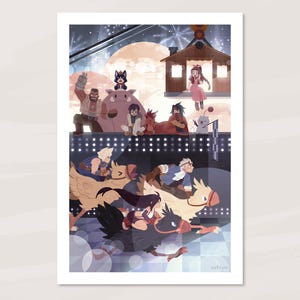 FF7 Print &quot;Chocobo Racing&quot;