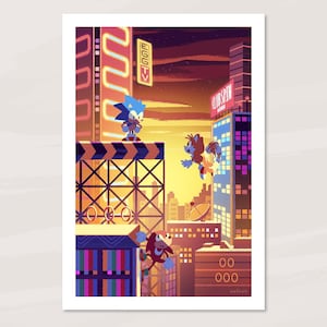 Sonic Mania Print "Studiopolis"