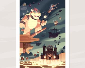 Bowser Print "Koopa Troop"