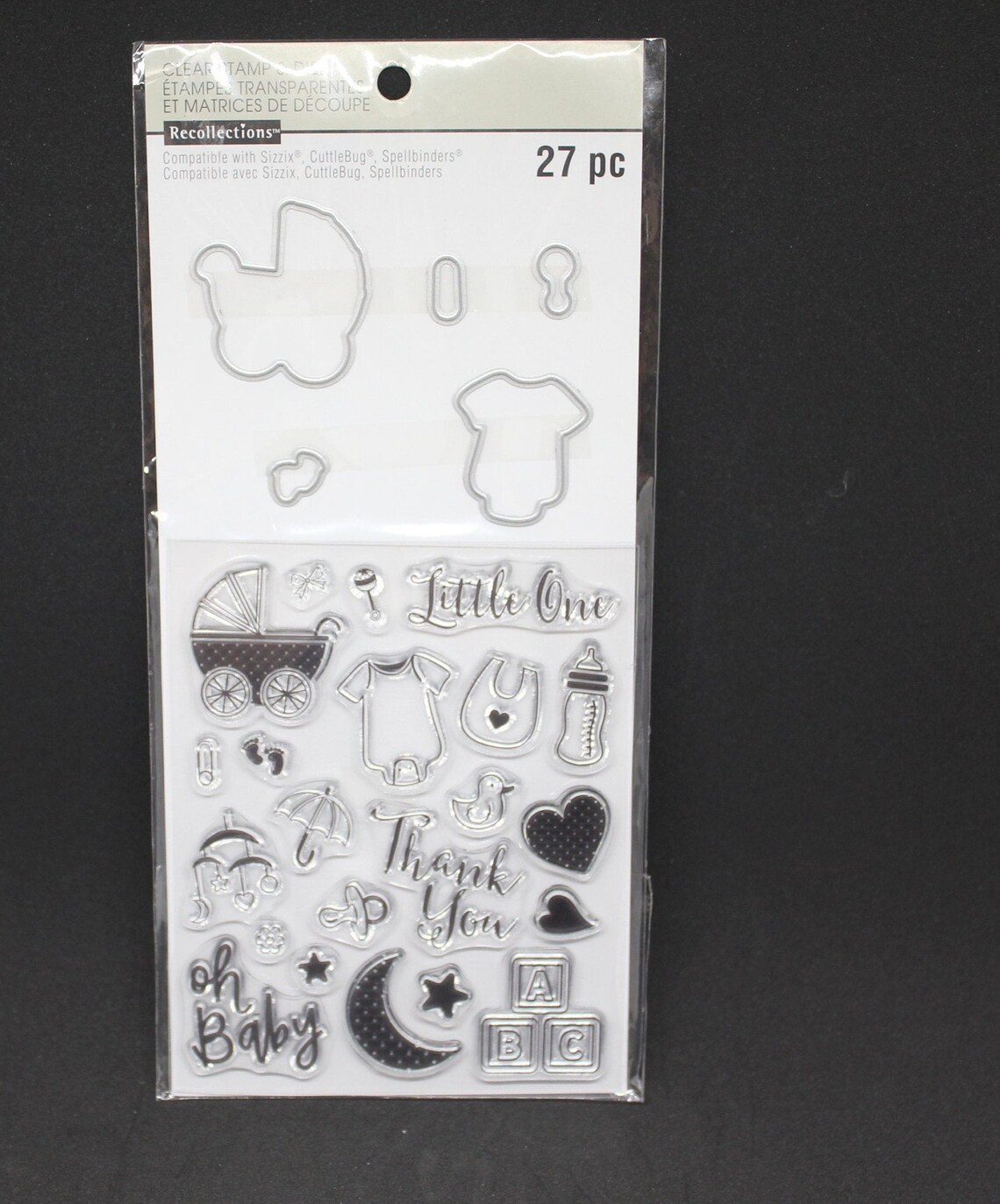Recollections Stamp & Die Set Clear Stamps and matching Dies Etsy