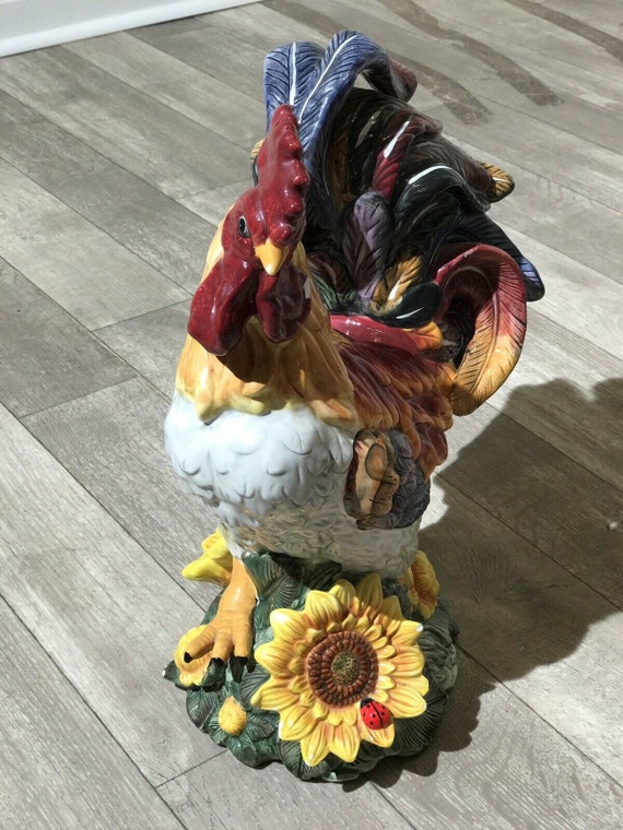 激レア　JOSEPH BIRD & SONS マーマレードジャー 80s 90s Jay Willfred Andrea Charles Sadek 17”tall Ceramic Rooster