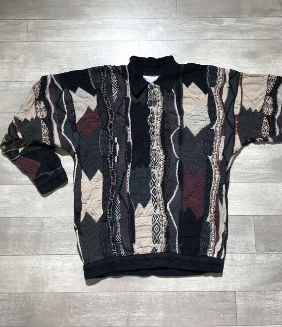multicolor polo sweater