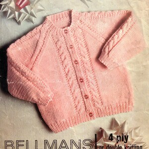 Vintage knitting pattern bellmans 611