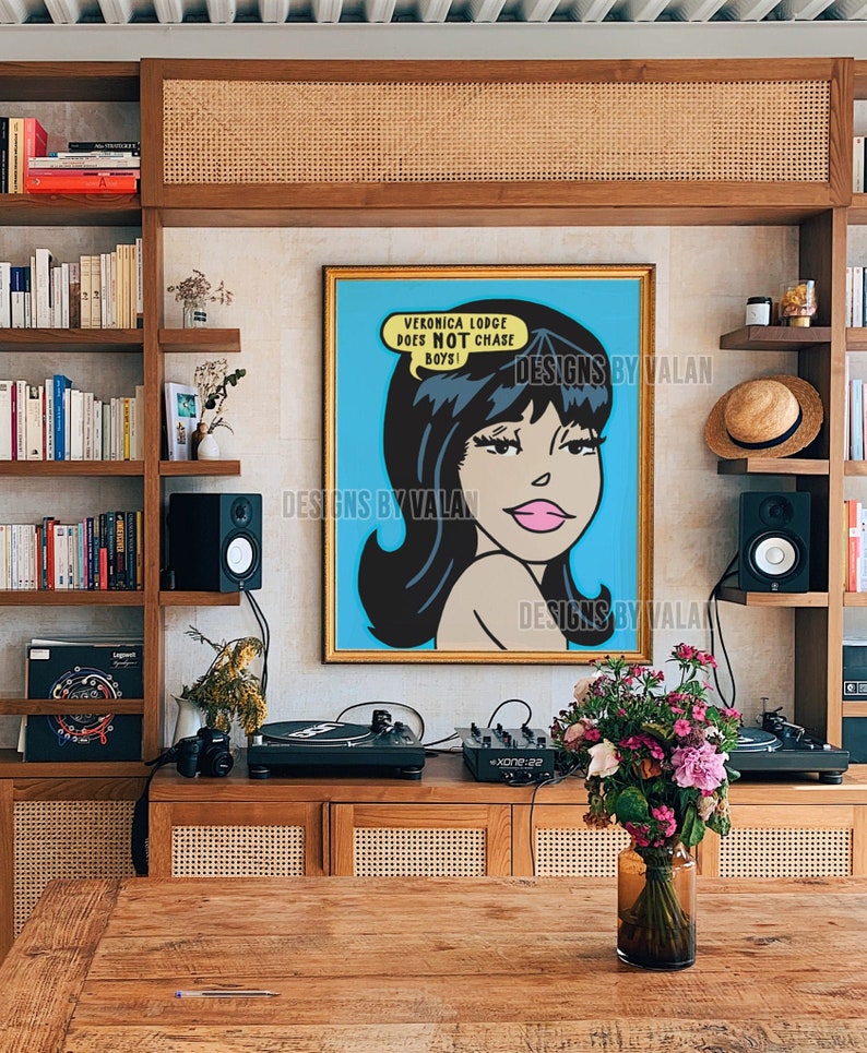 Riverdale Inspired Veronica Lodge Does Not Chase Boys Art Print