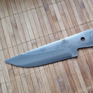 Lama di coltello fatta a mano grezza - modello Lynx