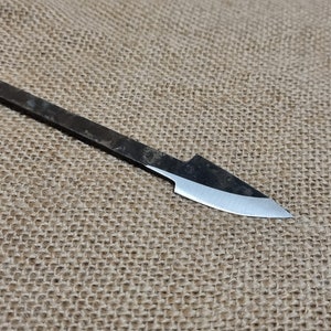 Hoja en blanco para cuchillo de trinchar hecho a mano, mod. 2