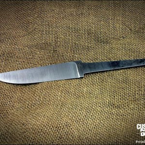 Hoja de cuchillo en blanco hecha a mano - modelo 12