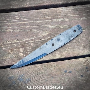 Handgemaakt bushcraftmes blank - Full tang Puukko