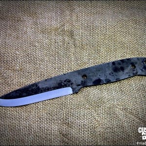 Handgefertigter Messerklingen Rohling - Modell Bushcraft