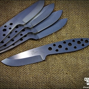 Lama di coltello fatta a mano grezza - COLLO 2