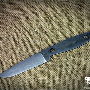 Lama di coltello fatta a mano grezza - modello Tuareg