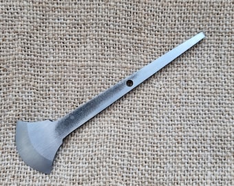 Handmade leathercraft cutting round small knife blade
