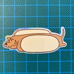 Sticker Chien saucisse