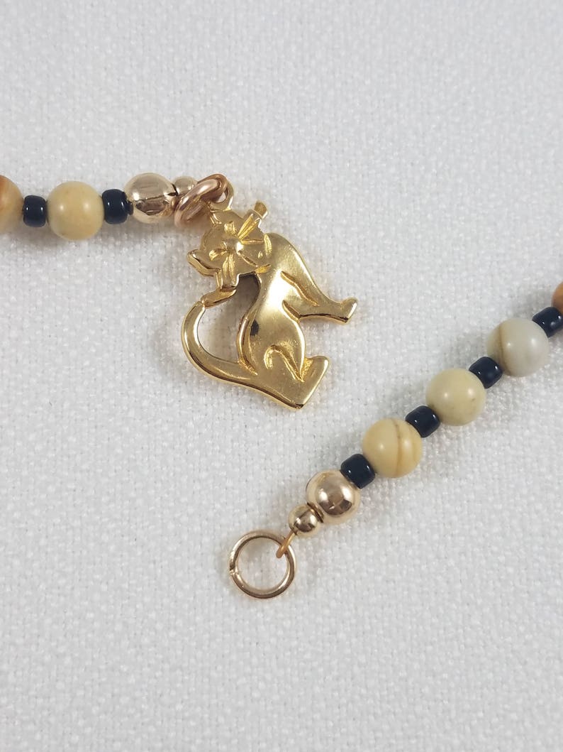 Lamp Worked Siamese Cat Pendant Necklace /& Earring Set
