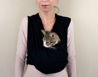 Cotton Cat Carrier Sling: Hands-Free Pet Travel