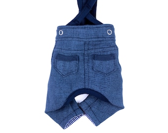 Dog Jeans, Small dog clothes, Dog overalls, Pants for dogs, Pet Clothing, Dog clothes, Dog pants