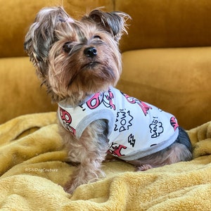 Vestiti Fatti A Mano Per Cani Xs Abbigliamento Per Cani Cime Etsy