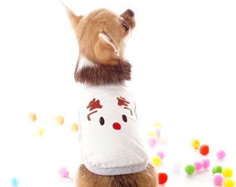 Christmas dog clothing, Chihuahua clothes, Dog holiday clothes, Dog tshirt, Dog top, Small dog clothes, Funny dog shirt, Clothes for dog