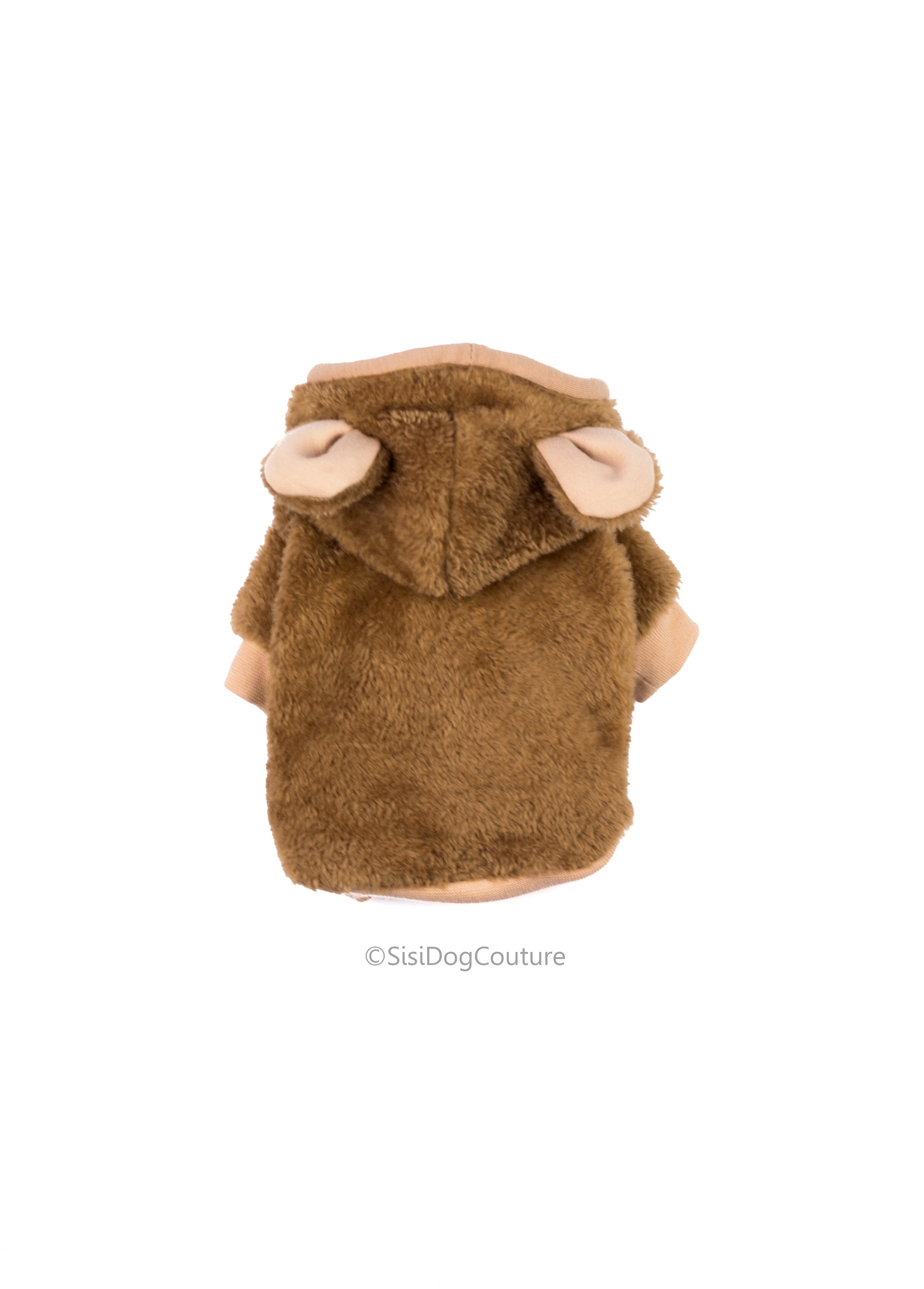 Dog Hoodie With Ears. Brown Fur Dog Hoodie. Small Size Dogs. Etsy