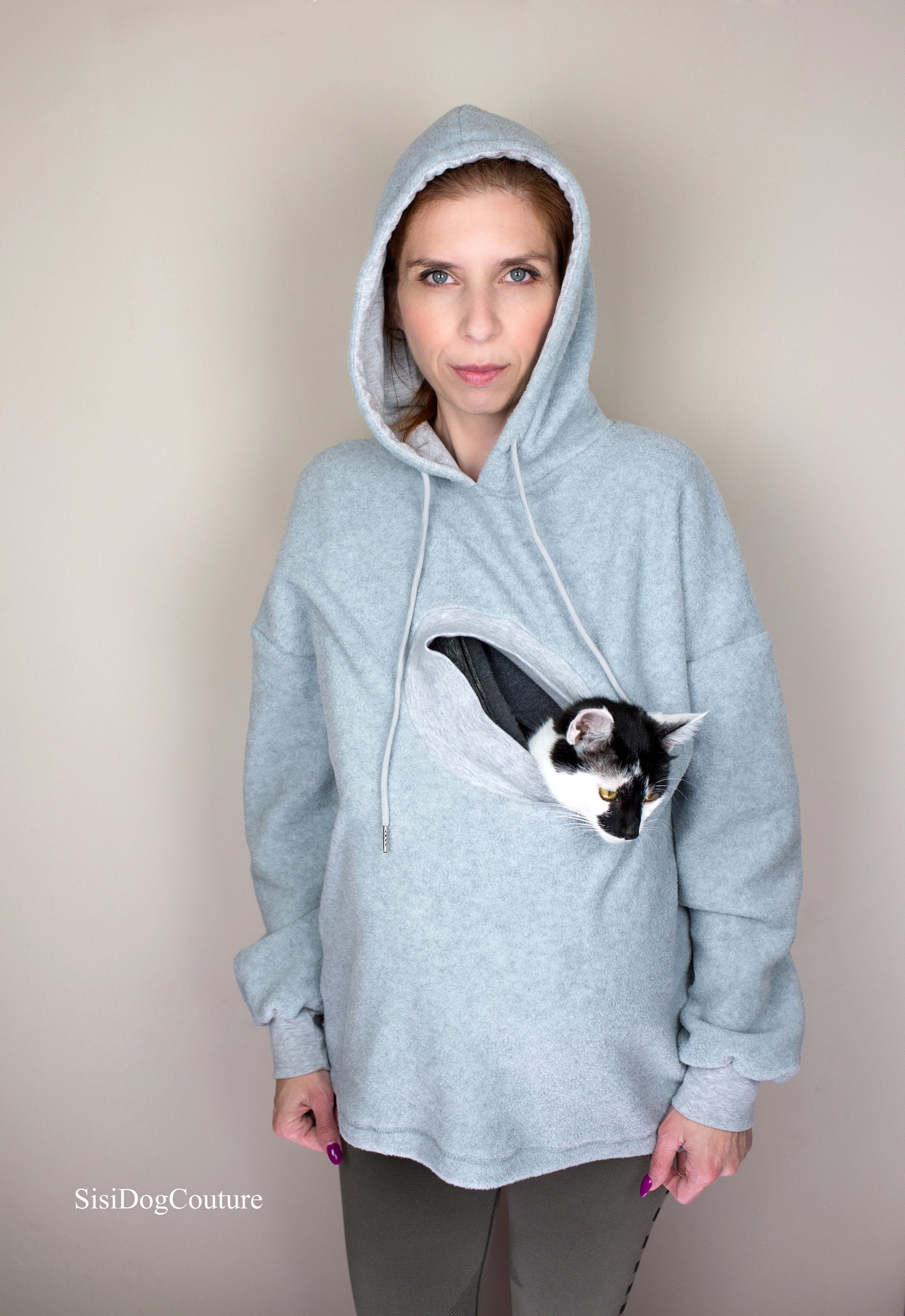 Cat Pouch Hoodie Etsy Canada