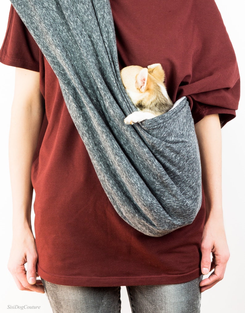 REVERSIBLE Pet sling carrier Size Toy/Small/Medium Dog Etsy