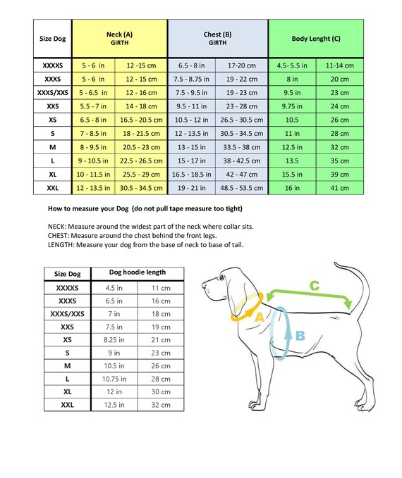 Chihuahua clearance clothes size