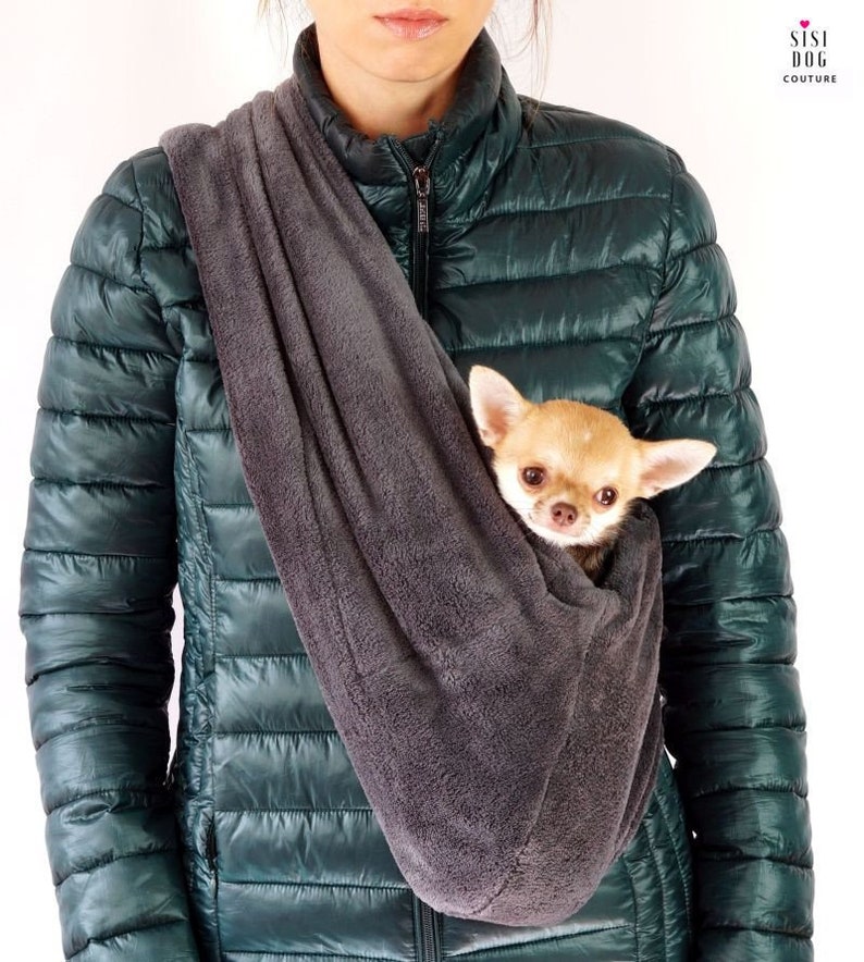 REVERSIBLE Minky Plush Dog Carrier/toy/small/medium Dog Etsy