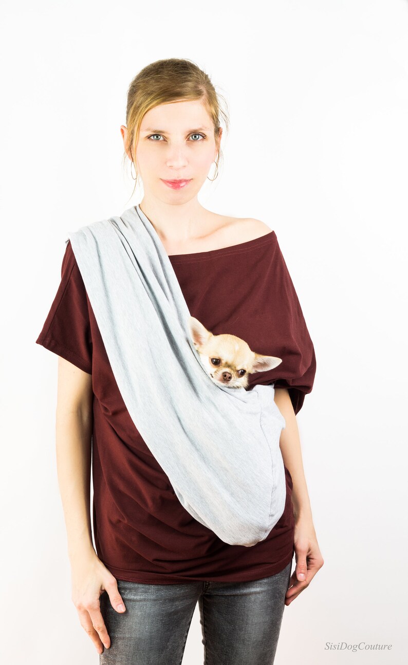 REVERSIBLE Pet Sling Carrier Size Toy/small/medium Dog Etsy