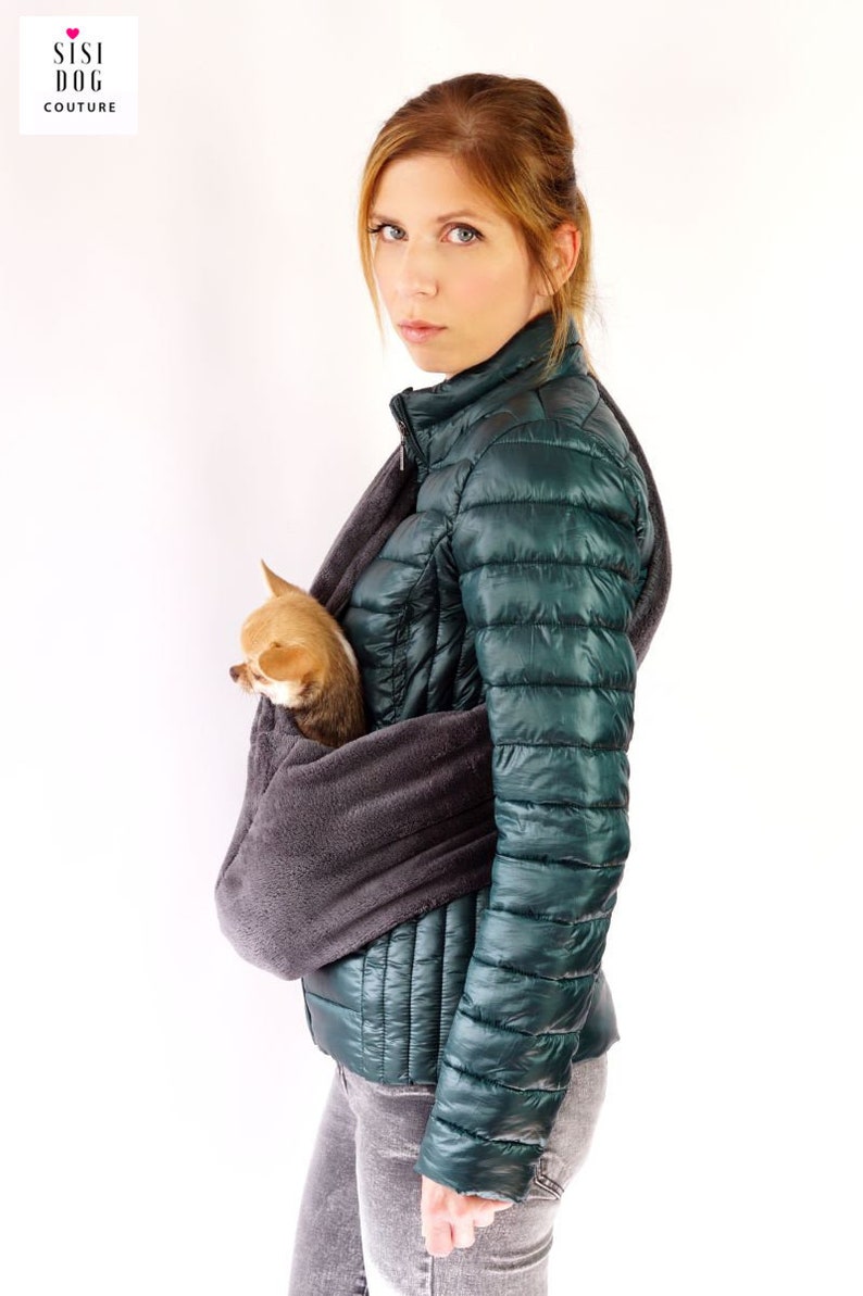 REVERSIBLE Minky Plush Dog Carrier/toy/small/medium Dog Etsy