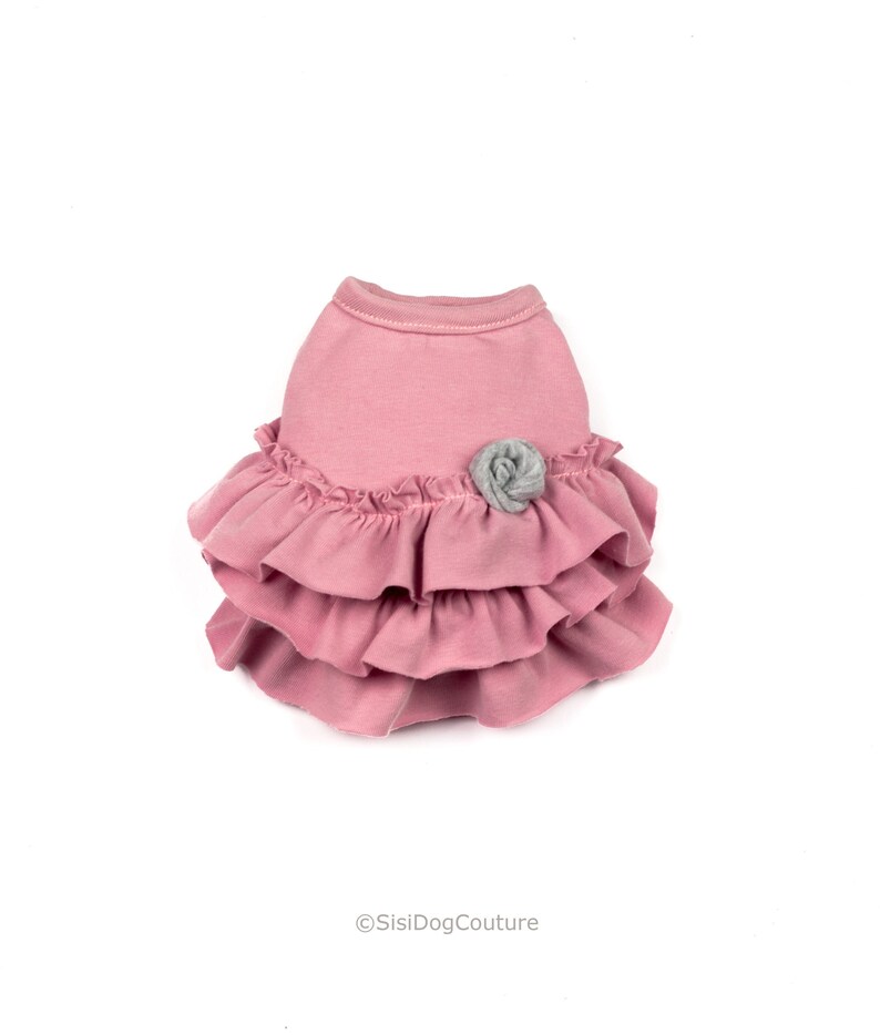 Dog dress Small size dog Small dog dress Pink dog dress Dog clothes small Clothes for dog
