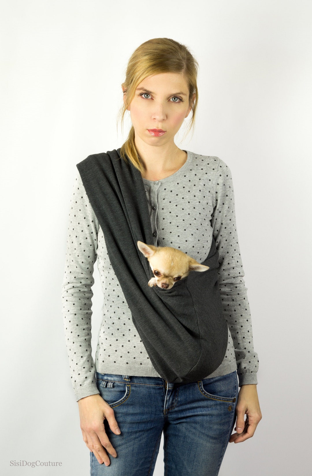 WARM Dog Sling Carrier SIZE Toy/s/m Pet Carrier Sling Dog Etsy