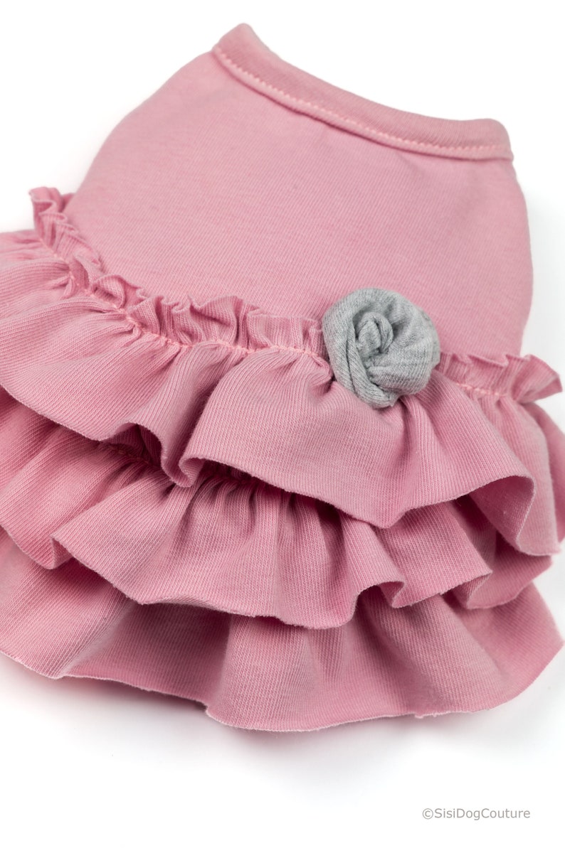 Dog dress Small size dog Small dog dress Pink dog dress Dog clothes small Clothes for dog