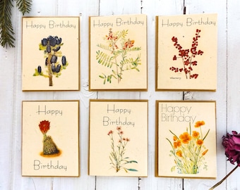 Happy Birthday Seed Cards With Envelopes || Variety Pack || Supporting Women In Nepal || Eco-Friendly Gift