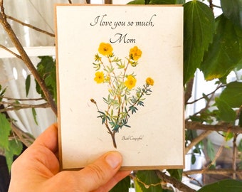 Mother's Day Seed Paper Cards || Supporting Women In Nepal || Plantable Wildflower Seed Paper || Eco-Friendly