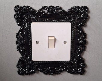 Ornate Gothic Home Décor Baroque Light Switch Surround Cover Finger Plate