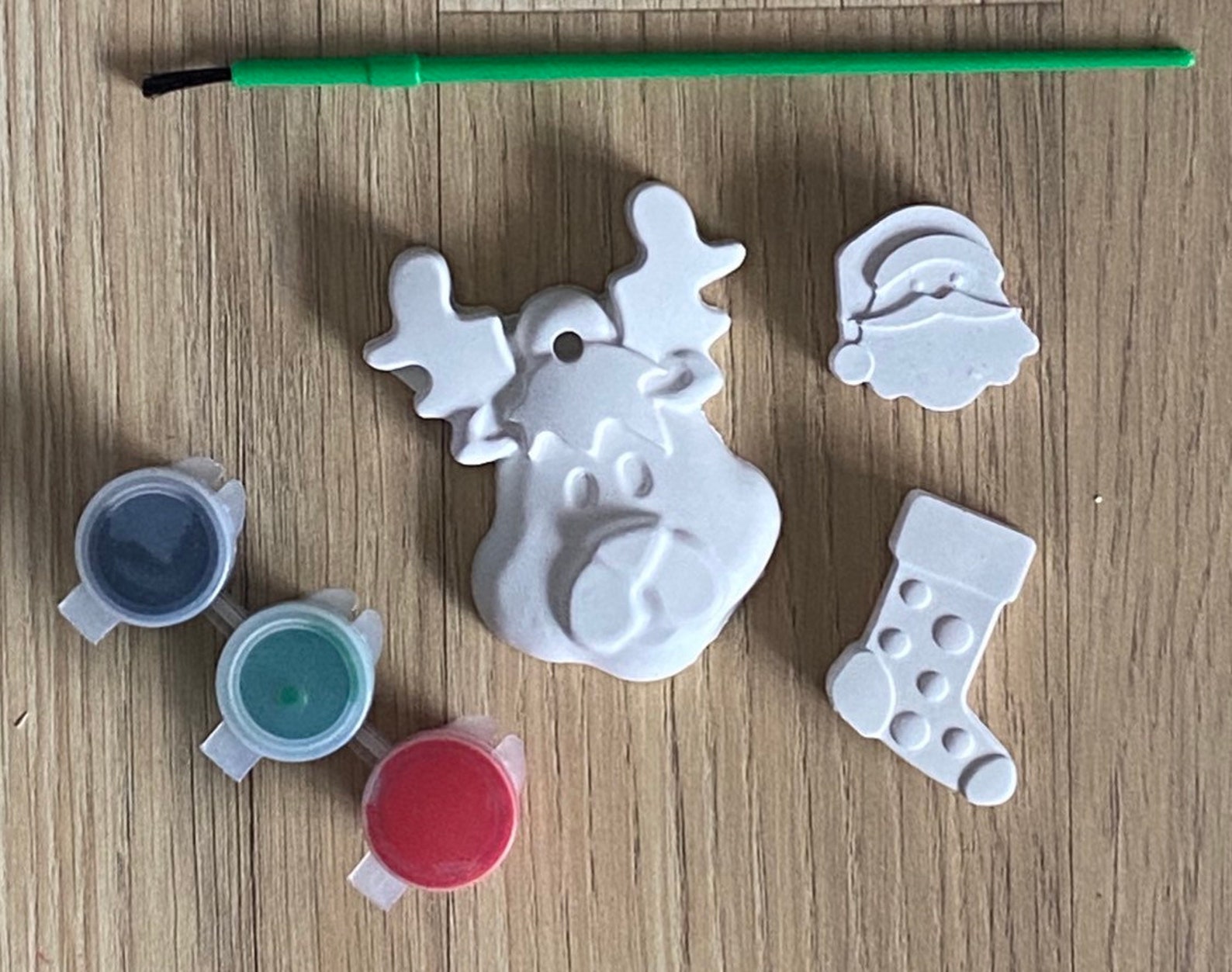 Christmas Plaster Painting Craft Kits Etsy