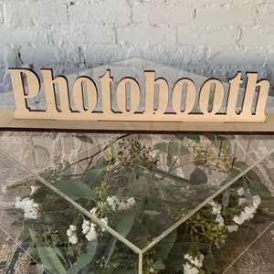 Photobooth Wood Sign - Wedding Photo Booth Sign - Photo Booth Wooden Wedding Sign - Rustic Wedding Decor - Photography Sign