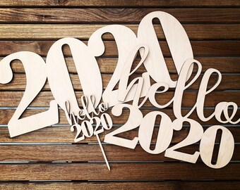 New Year's Eve  Party Pack - NYE Decor - NYE Wooden Sign - NYE Signs - Wooden New Years Decor - New Years Party