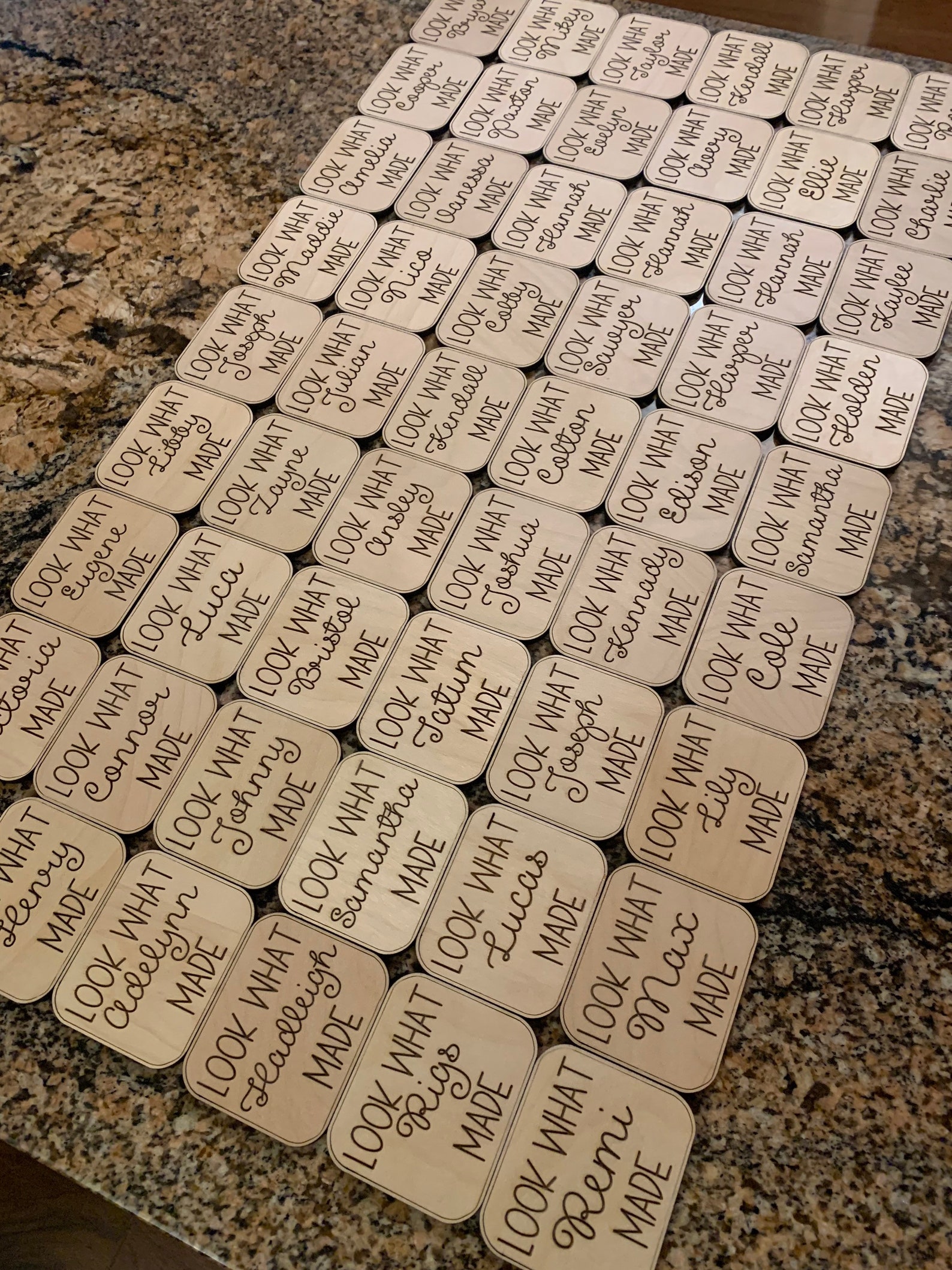 Look What I Made Fridge Refrigerator Engraved