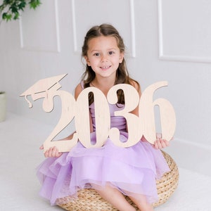 KINDERGARTEN Grad Sign - Class of 2036 Sign - Graduation Photo Prop - Grad Sign - Kinder Graduation