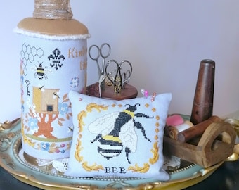 Beehive Sampler and Pincusion