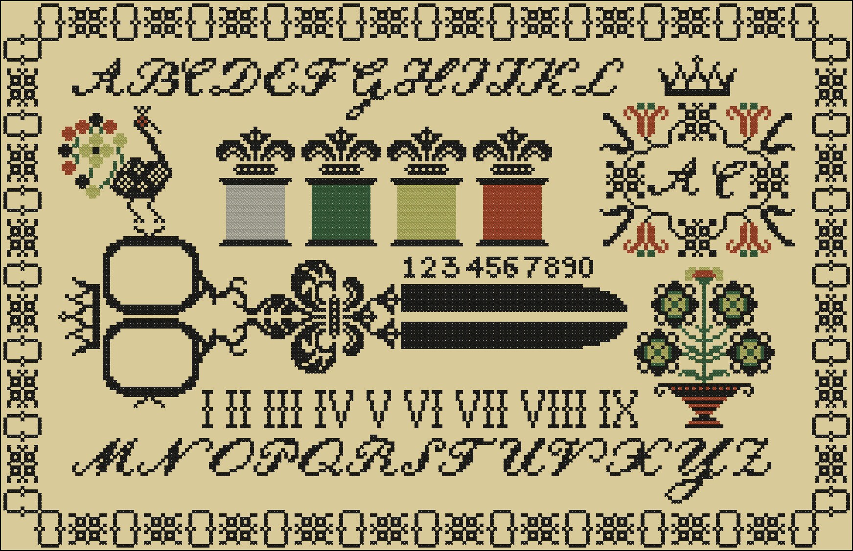 Stitch Tool Box Sampler and Pincushion Etsy