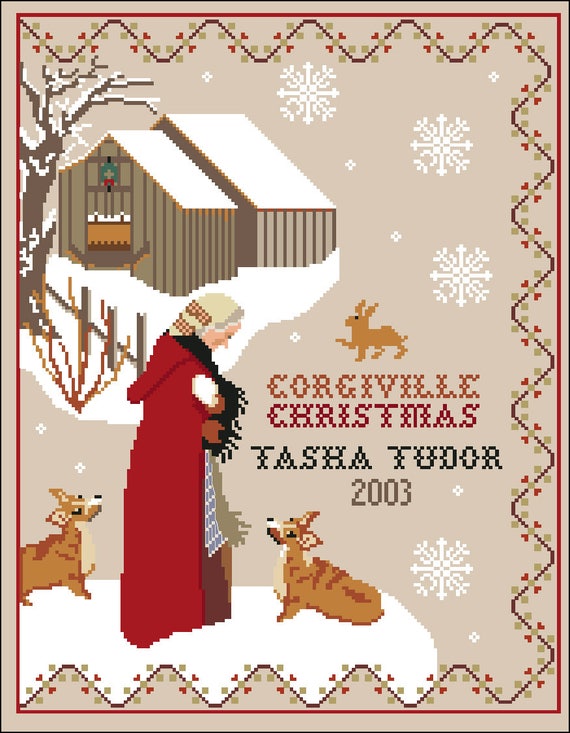 未開封　Corgiville Christmas Tasha Tudor Corgiville Christmas - Etsy