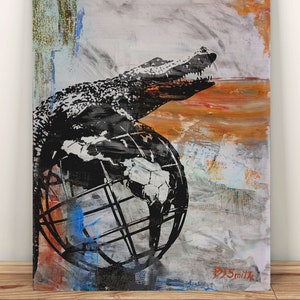 Gator Ubiquity II Print. House Decor or Office Decor.