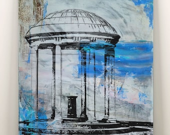 The Old Well Contemporary Print. House Decor or Office Decor.