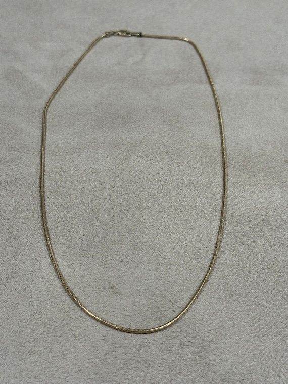 Vintage 14k Yellow Gold Necklace Chain