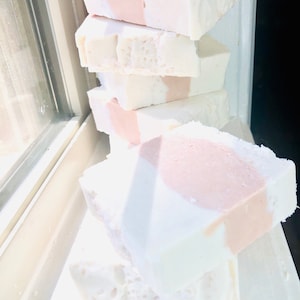 Rosé Soap Bar Jabón Hidratante Jabón De Arcilla Rosa